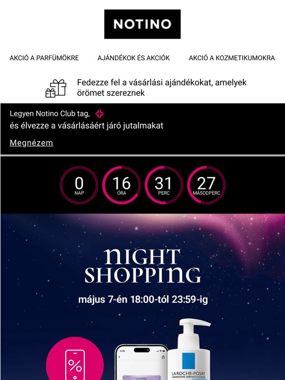 Ne hagyja ki az arc- és testápolókra kínált 23% kedvezményt