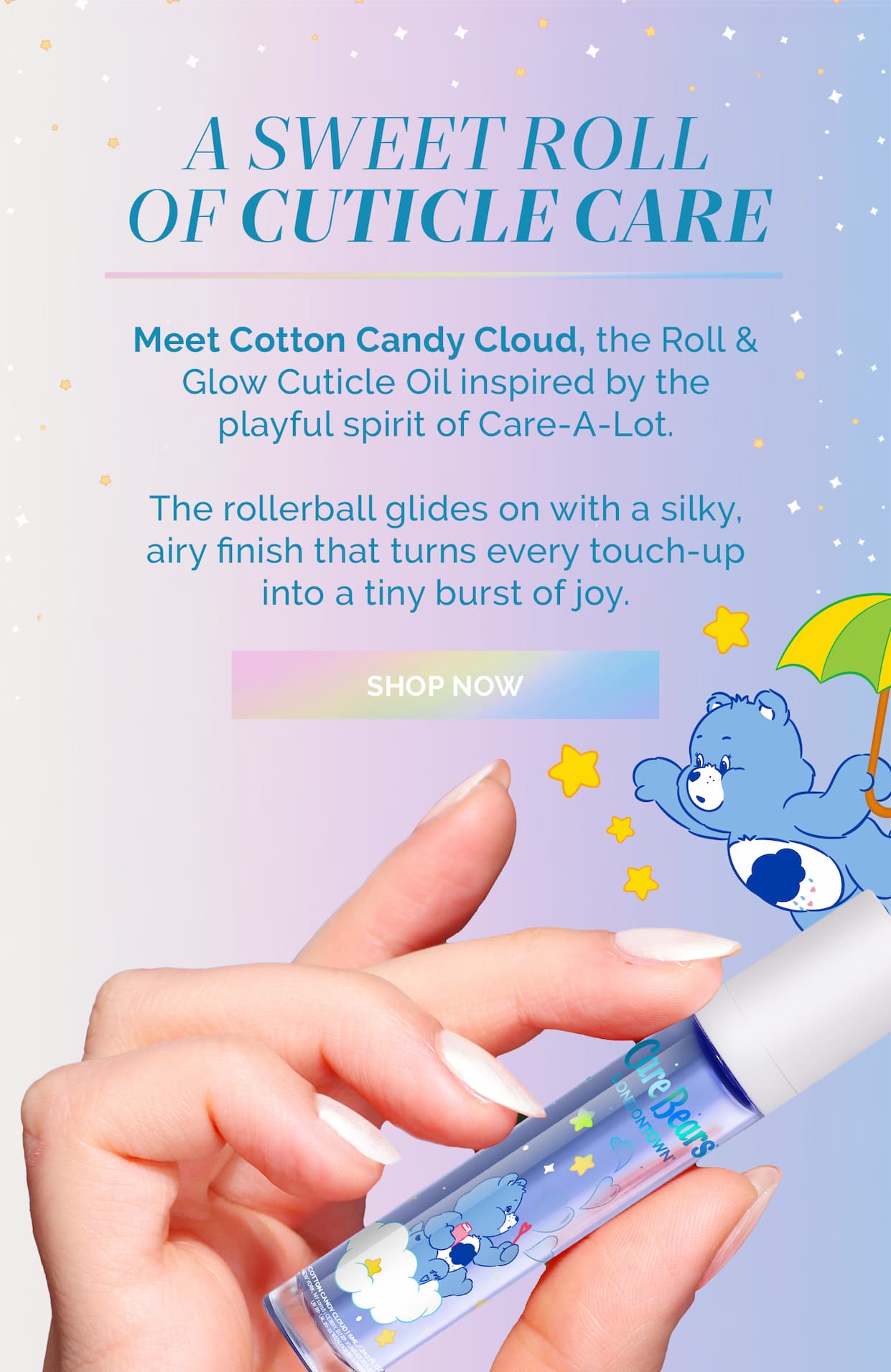 Shop Cotton Candy Cloud, a scented Roll & Glow Cuticle Oil