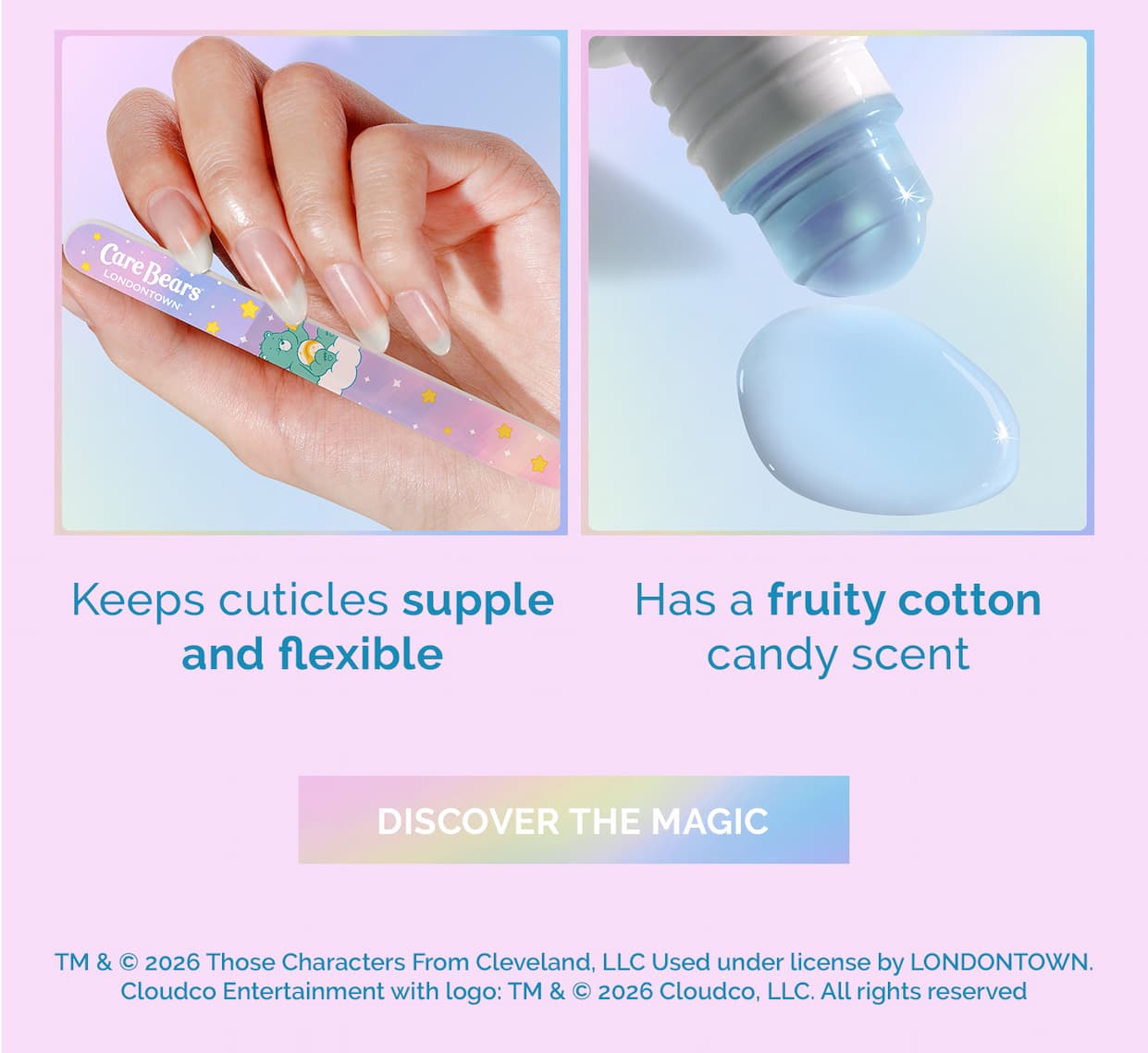 Shop Cotton Candy Cloud, a scented Roll & Glow Cuticle Oil