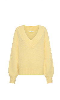 JAG Lily V Neck Knit Sunshine