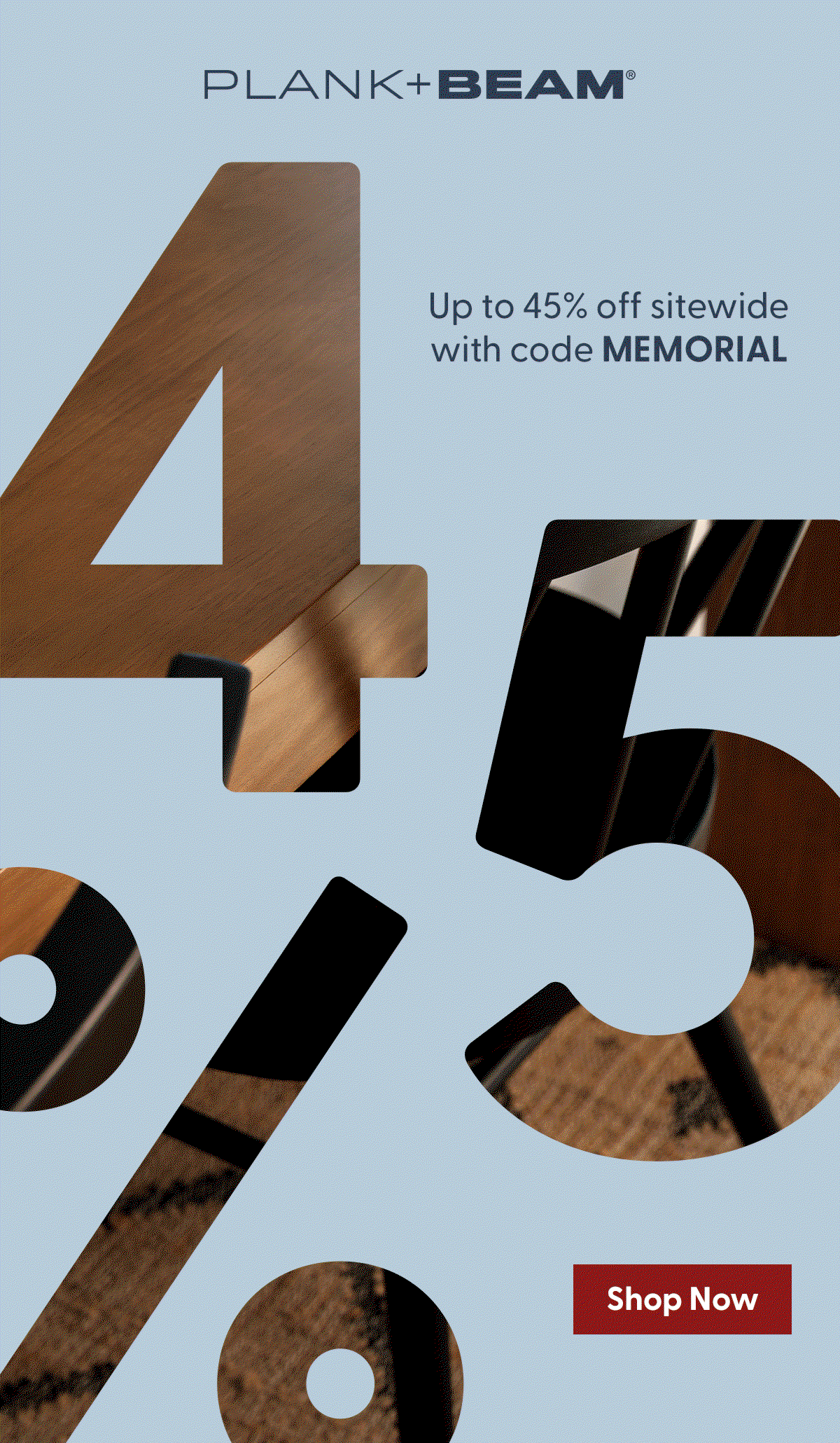 Up to 45% sitewide with code MEMORIAL