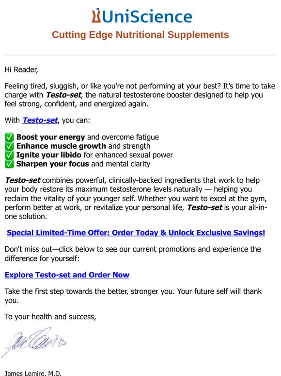 Reclaim Your Strength and Vitality with Testo-set