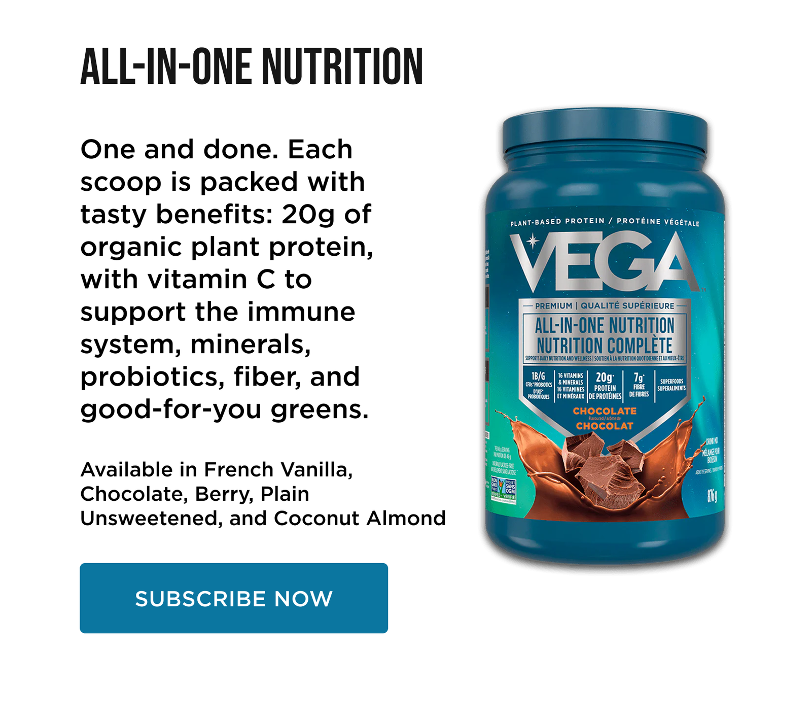 15% OFF All-In-One Nutrition