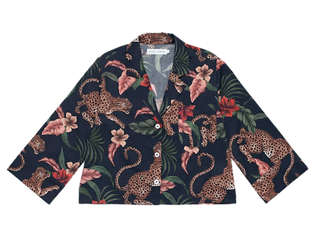 Boxy Shirt - Soleia Leopard Multi