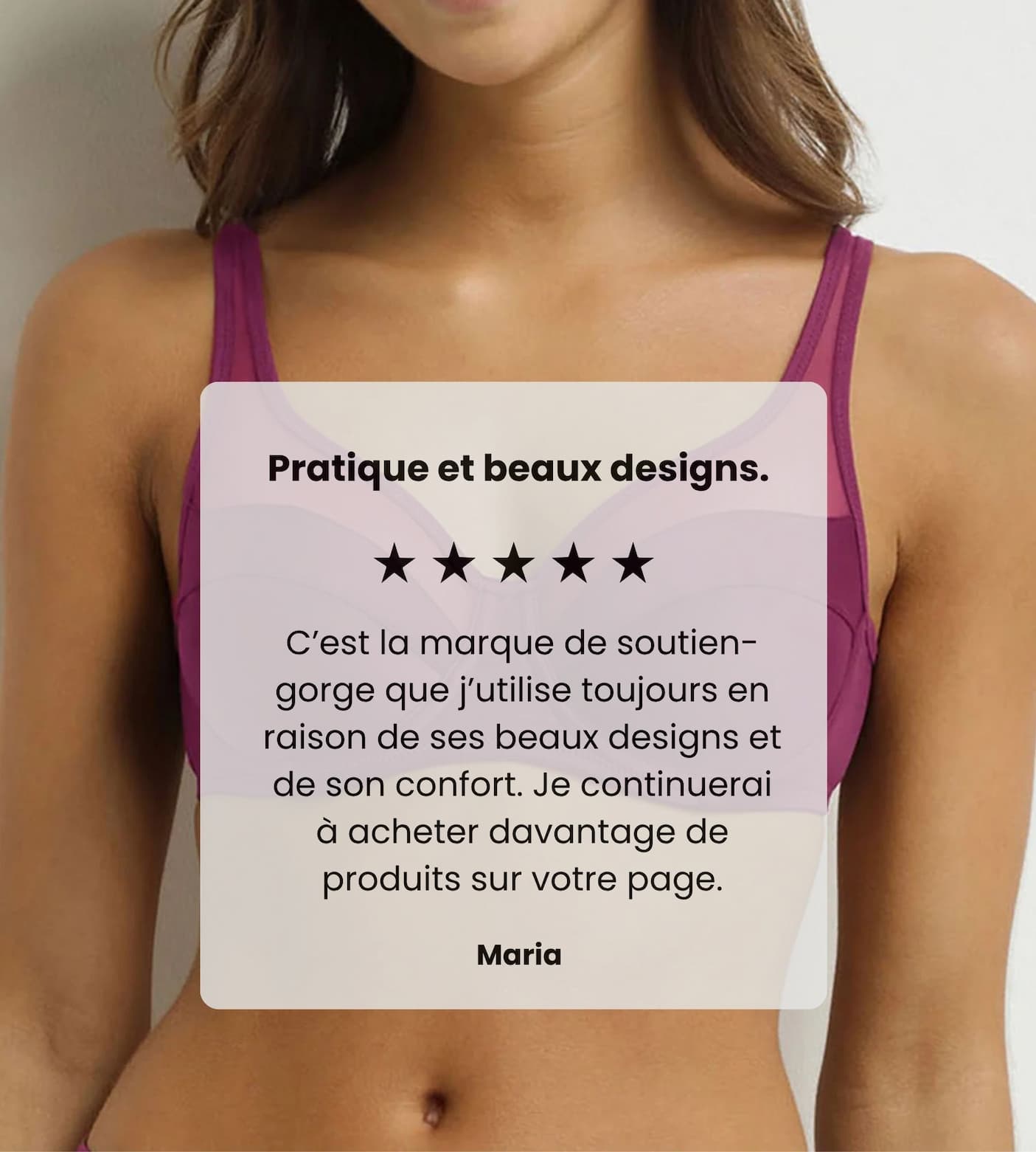 Avis client : pratique et beaux designs
