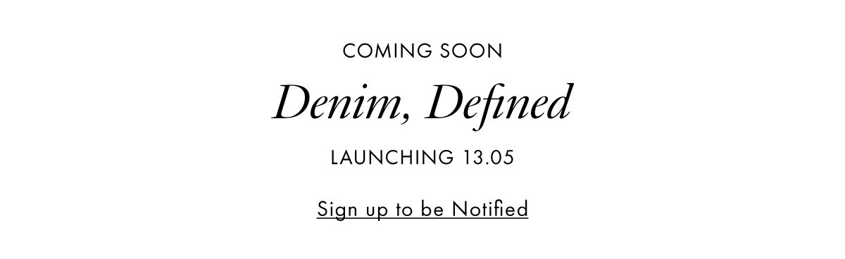 Sign up to be Notified