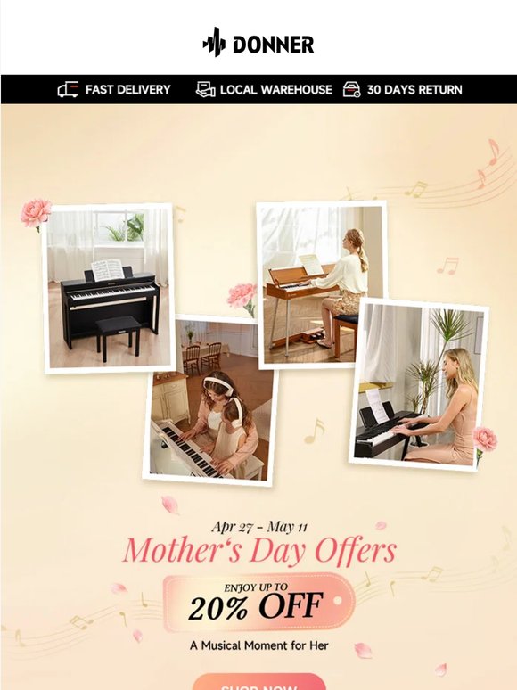 Just In: Fresh Picks for Mother's Day + Your Exclusive Code