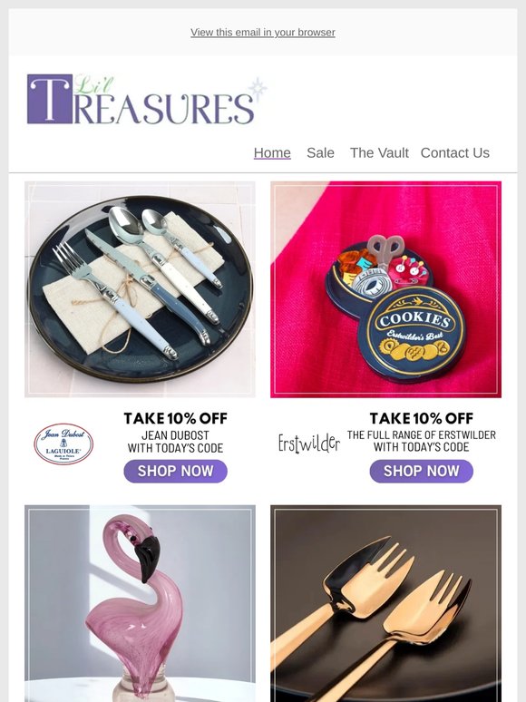 On Sale Tonight 💜 Jean Dubost | Erstwilder | Zibo Glass | Splayd