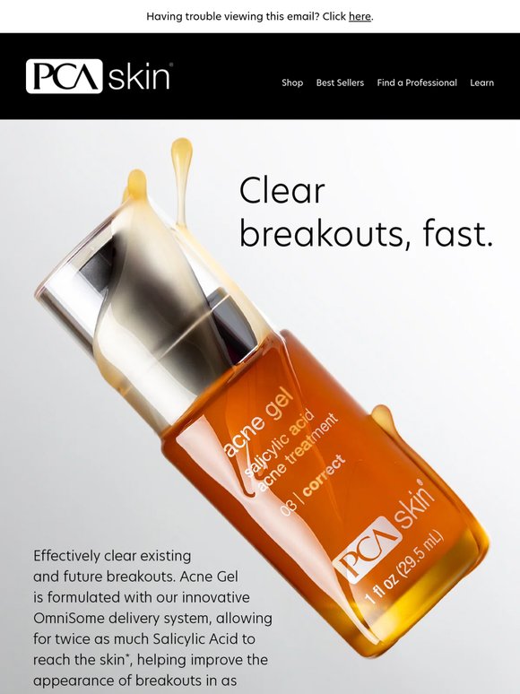 The fast track to clear skin