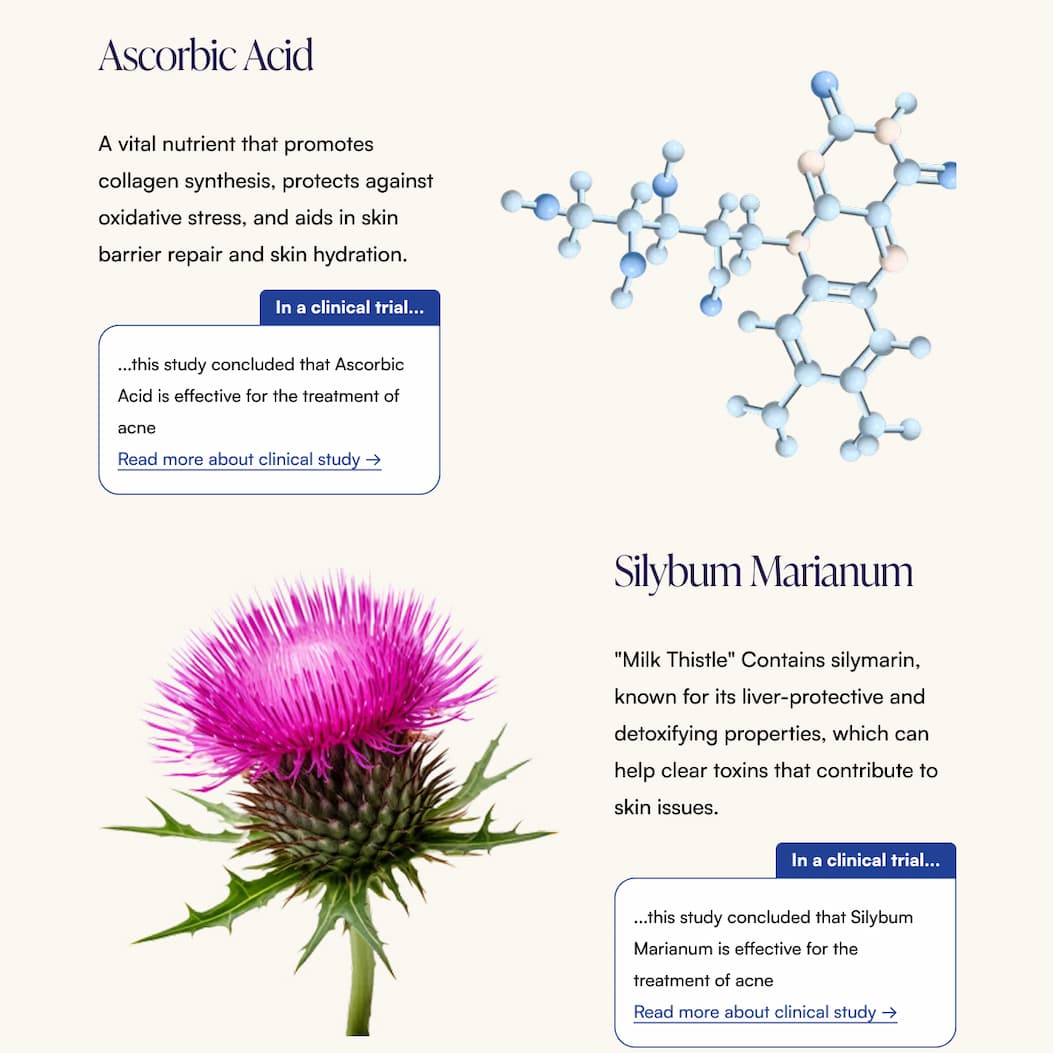 Ascorbic Acid and Silybum Marianum