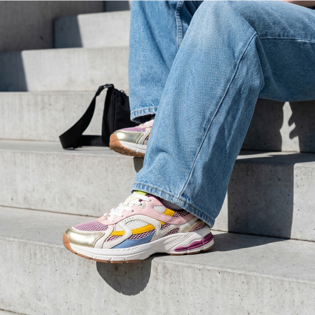 Posh Sneaker roze combi Synthetisch