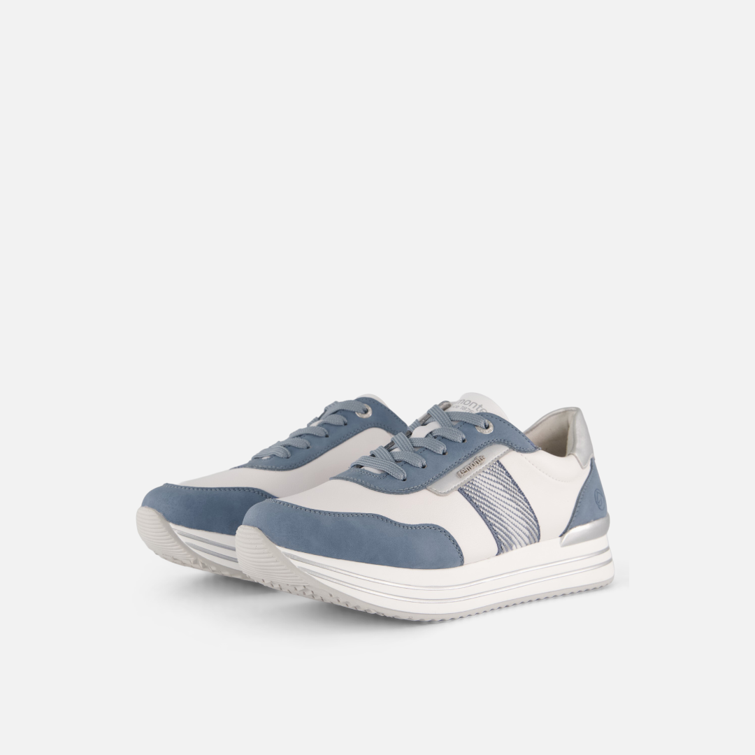 Remonte Sneakers blauw Synthetisch