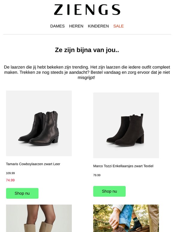 Deze laarzen roepen je nog —👢