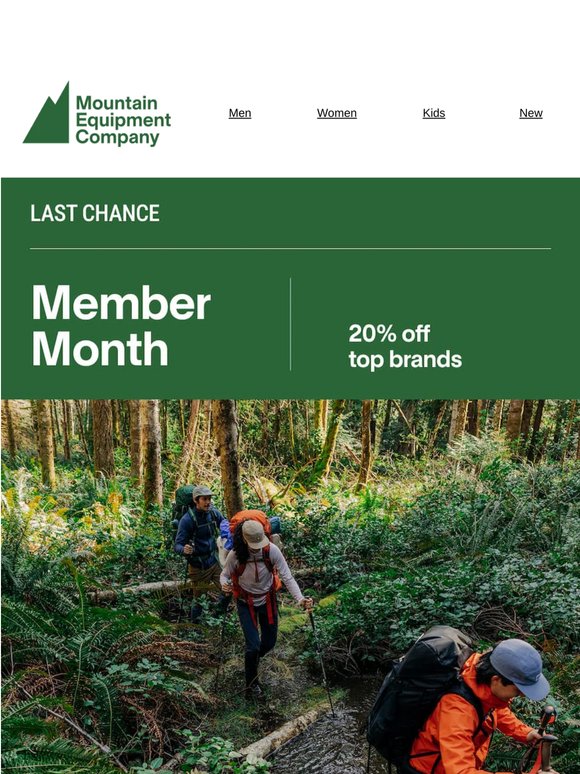 Last chance: 20% off top brands