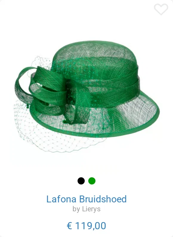 Lafona Bruidshoed by Lierys