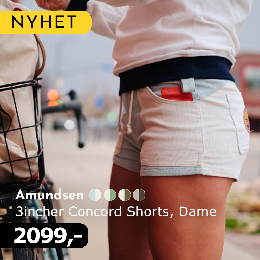 amundsen 4 incher chukka shorts dame