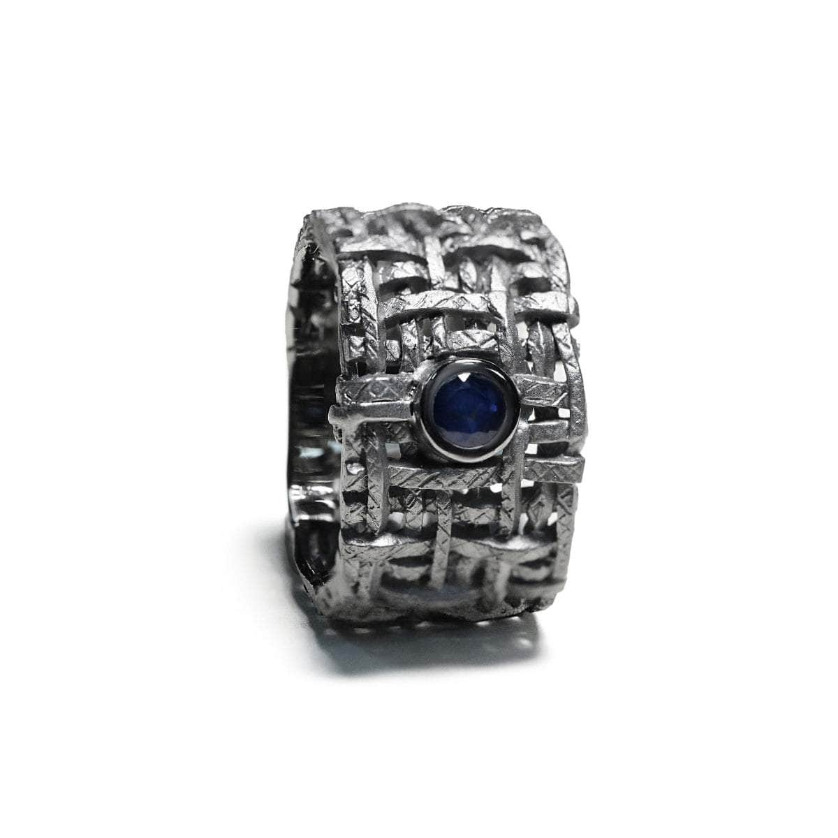 Kail Unisex 925 Silver Ring with Natu...