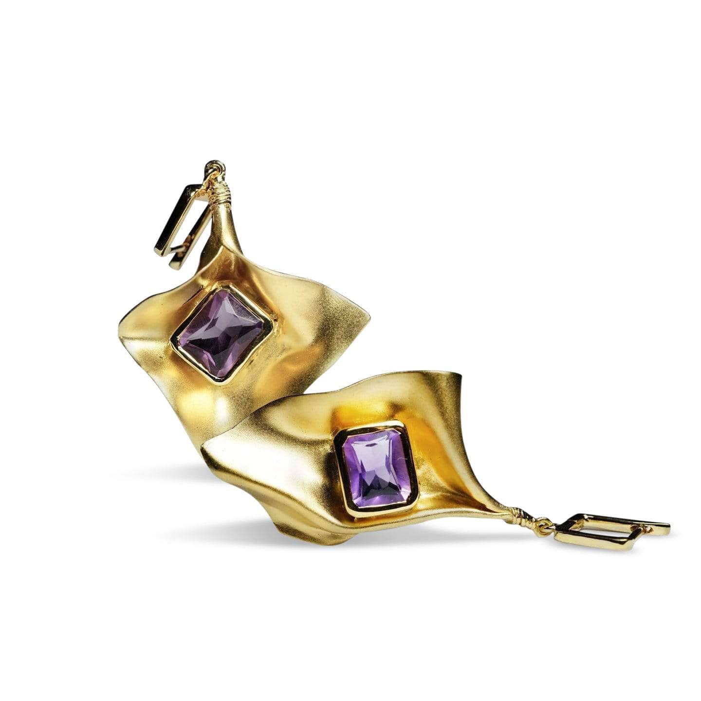 Callesta Asymmetric Gold-Plated Silve...