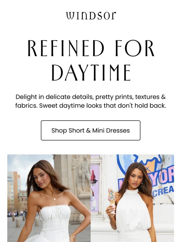 Day dresses that hit.