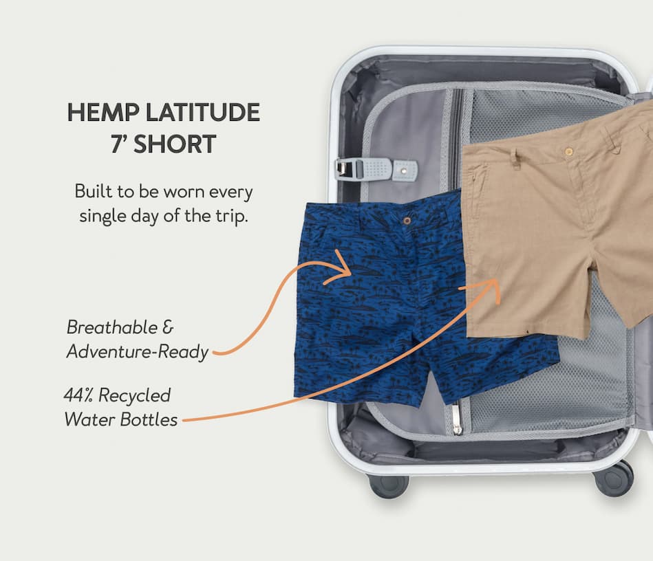Hemp Latitude 7'' Short