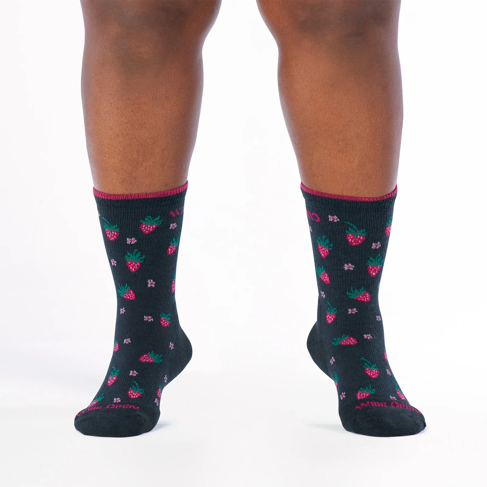 Image of Women's Strawberry Fields Cushioned Crew Socks