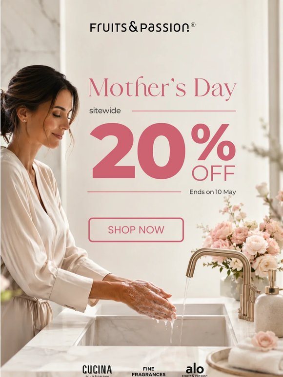 From Us to All Mothers: 20% Off + Free Gift 💗