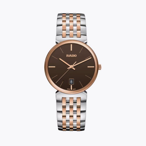 Rado Florence 38mm Brown Dial & Two Tone Bracelet Watch