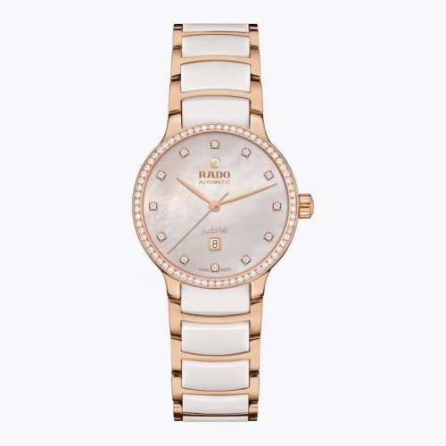 Rado Centrix Automatic Diamond White High-Tech Ceramic Watch