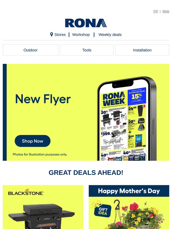 RONA WEEK + Flyer Deals = Epic Savings