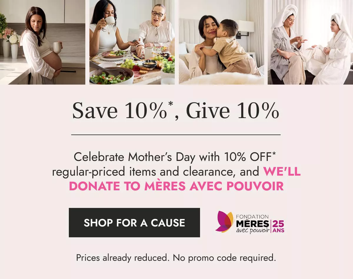 Save 10%*, Give 10%