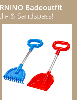 Sandspielzeug - Dein exklusives BORNINO Badeoutfit Bereit für Plantsch- & Sandspass! 