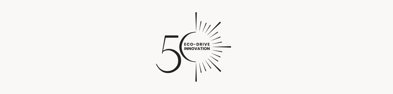 Eco-Drive 50th Anniversary Logo