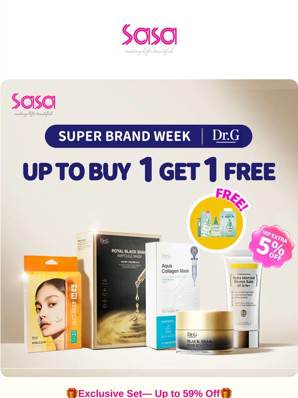 ⭐SUPER BRAND: DR.G— Up to Buy 1 Get 1 Free 😱 Explore Our Exclusive Set with Free Gift and Get the best selling black snail collection NOW!🎁⭐