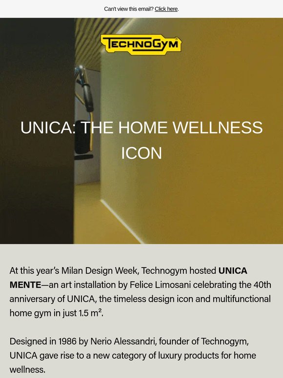 UNICA | Celebrating a timeless design icon