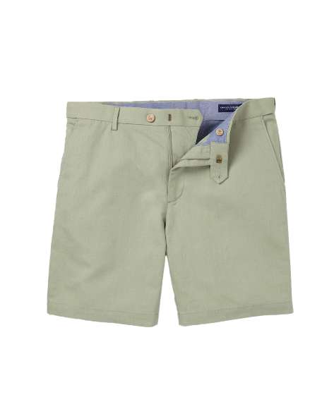 Cotton Linen Shorts – Light Green