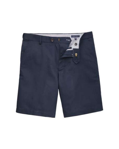 Cotton Linen Shorts - Ink Blue