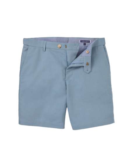 Cotton Linen Shorts – Light Blue