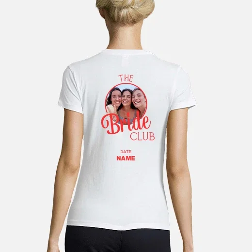Camiseta mujer the bride club personalizable