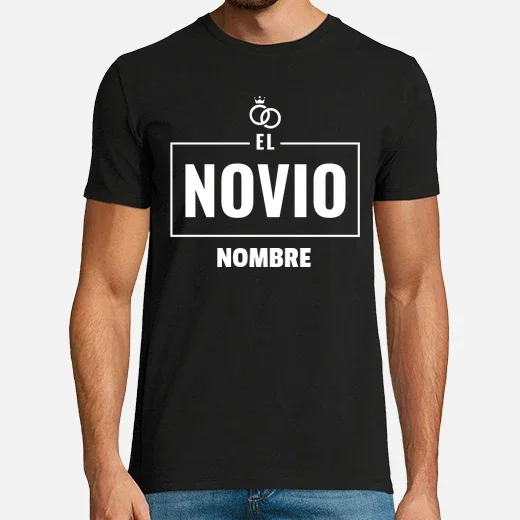 Camiseta el novio nombre personalizable | laTostadora