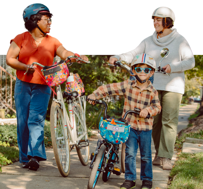 Bike bags for riding with kids