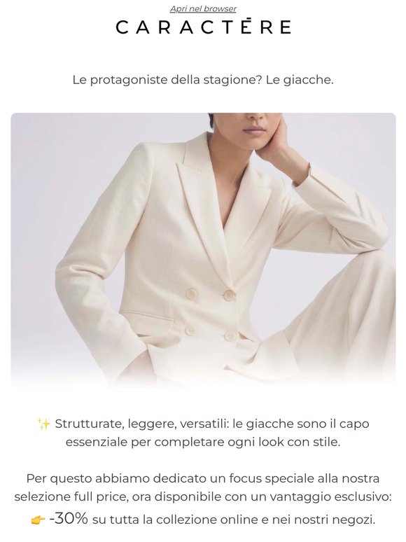 -30% sulla collezione full price