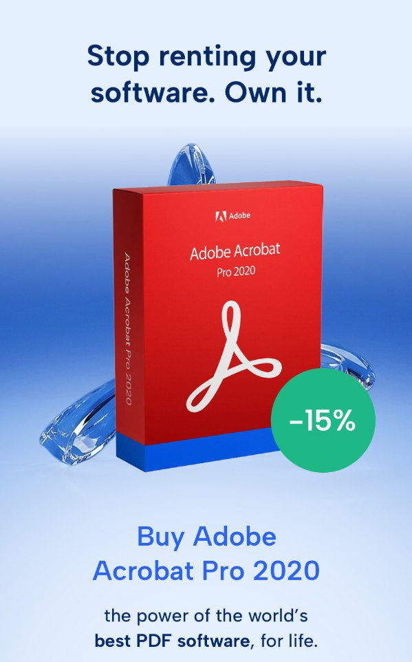 Buy Adobe Acrobat Pro 2020