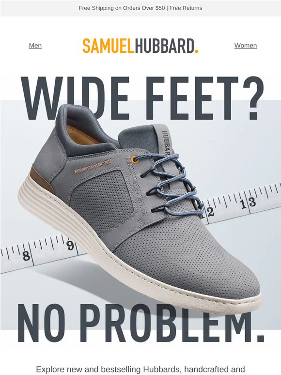 Finally, Shoes Made for Wide Feet.