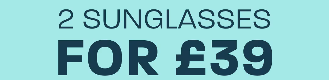 2 sunglasses for £39