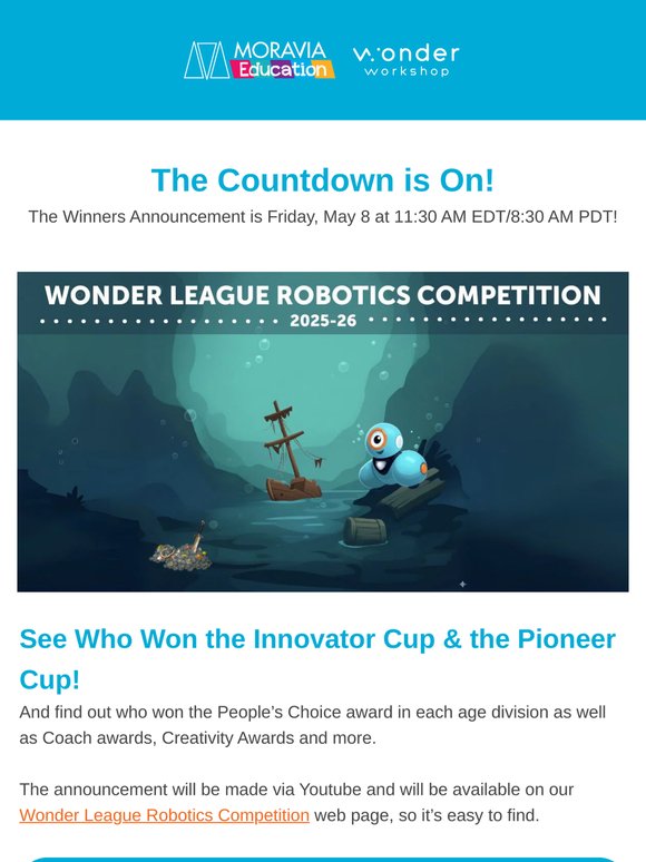 🤖 [WLRC] Winners Announcement is Tomorrow Morning!