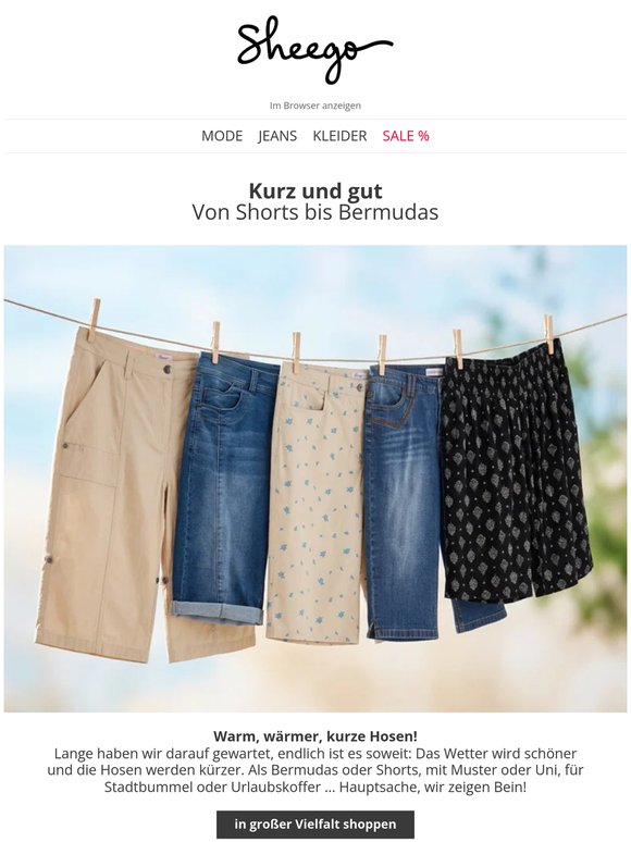 Zeit für kurze Hosen! 🩳