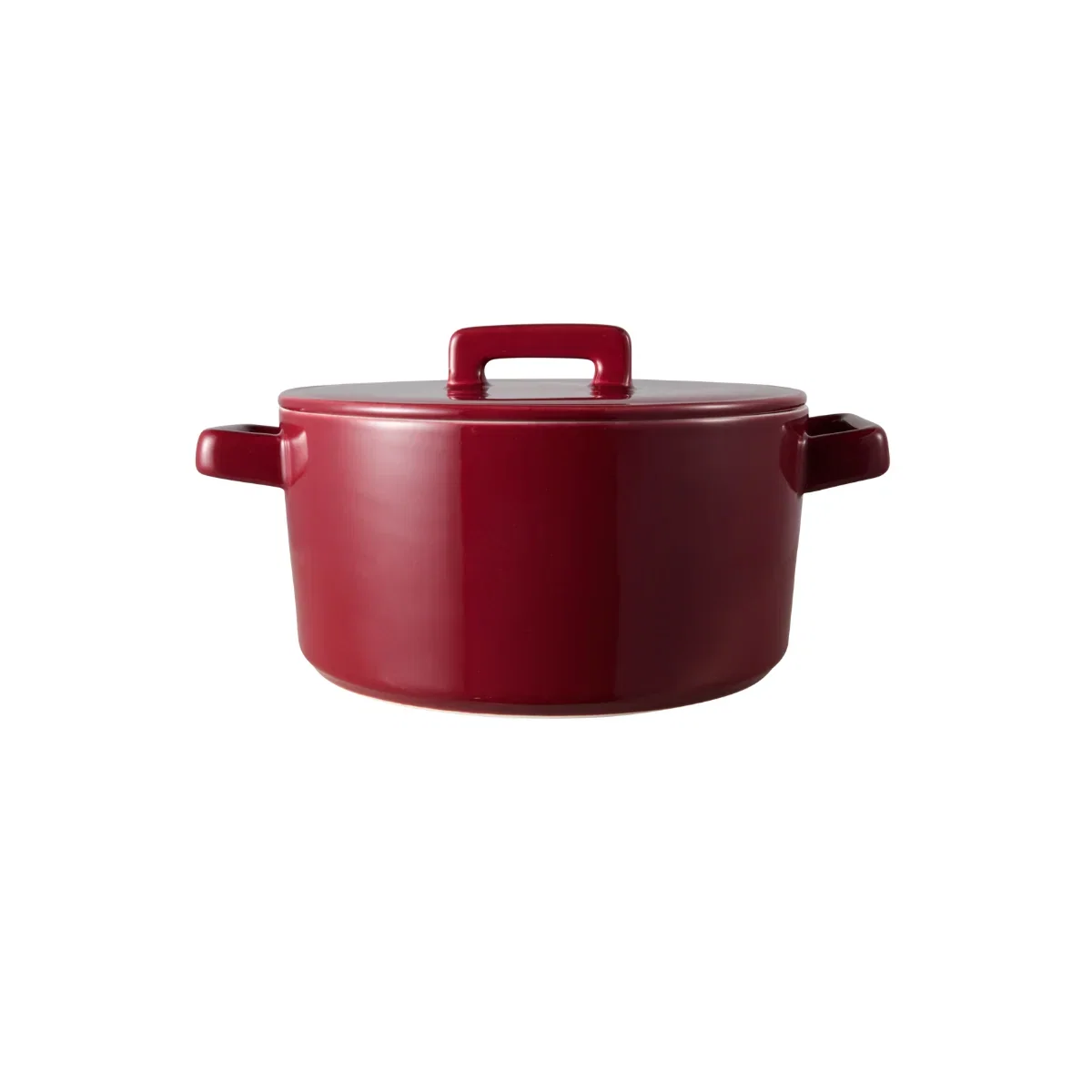 Epicurious Round Casserole 17x8cm 1.3L Bordeaux Gift Boxed
