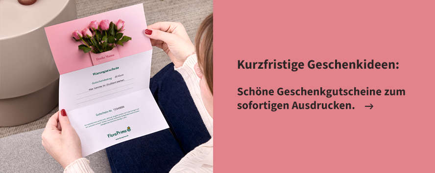 Schöne Geschenkgutscheine zum sofortigen Ausdrucken
