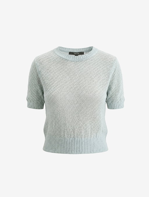 MERRYN SHORT SLEEVE SWEATER