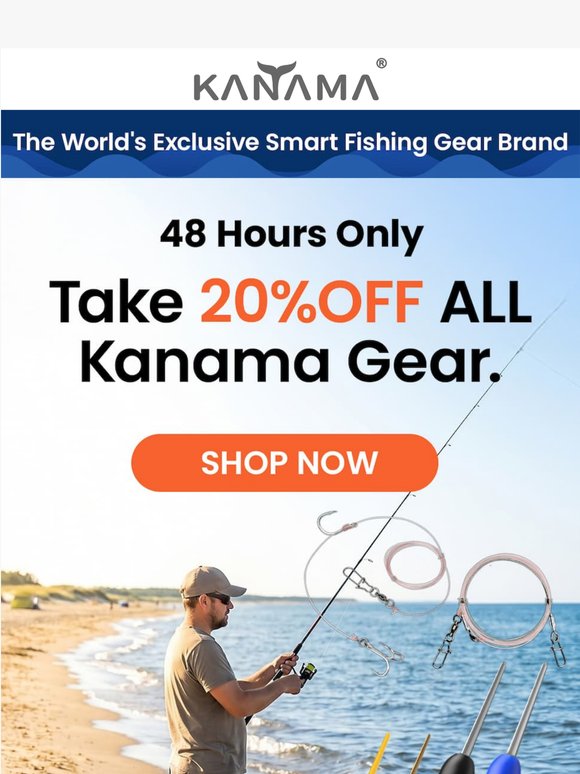Your Exclusive 20% OFF: Kanama® Smart Fishing Gear!